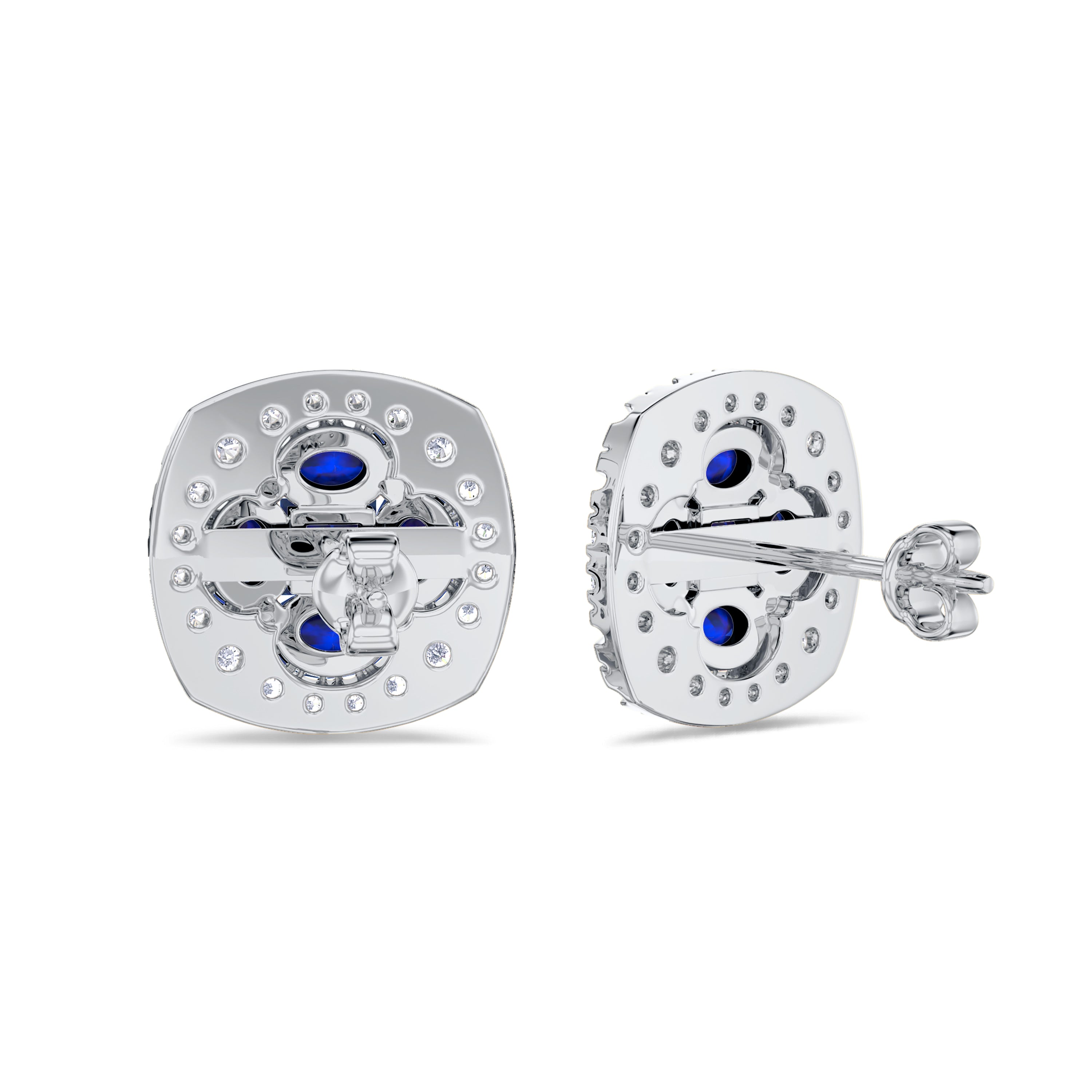 Diamond and Sapphire Symphony Studs
