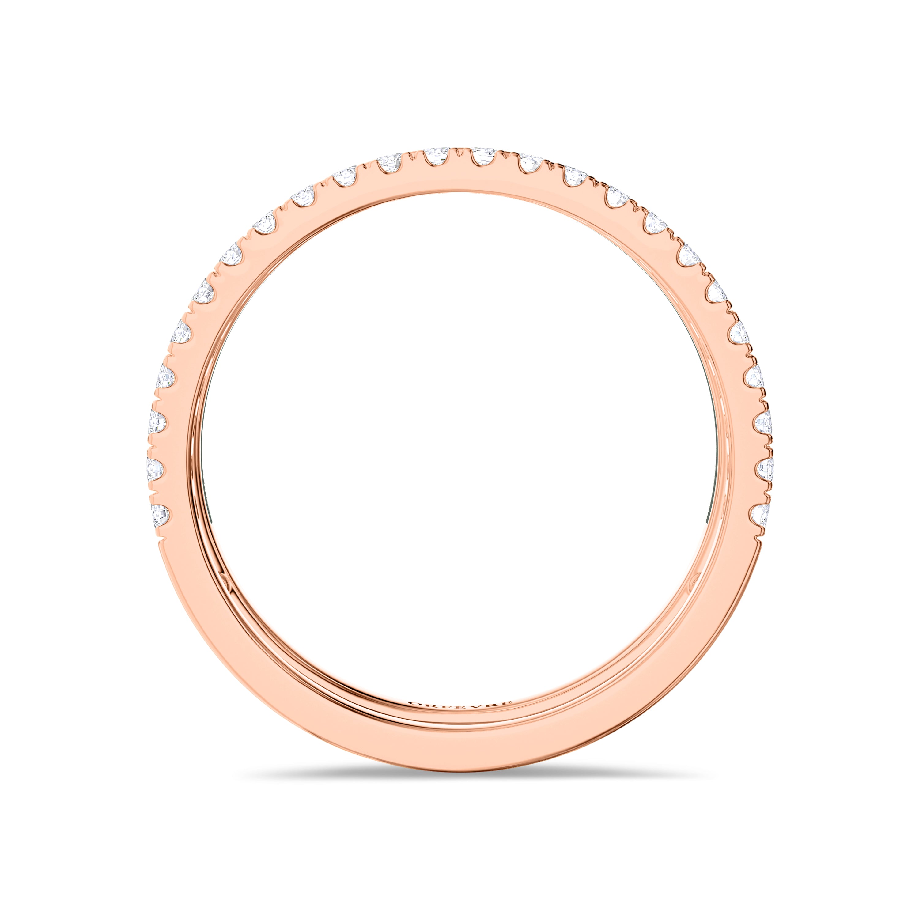 Diamond and black enamel ring in 18k gold, approx 0.24 carat, FG color, SI clarity #gold_rose