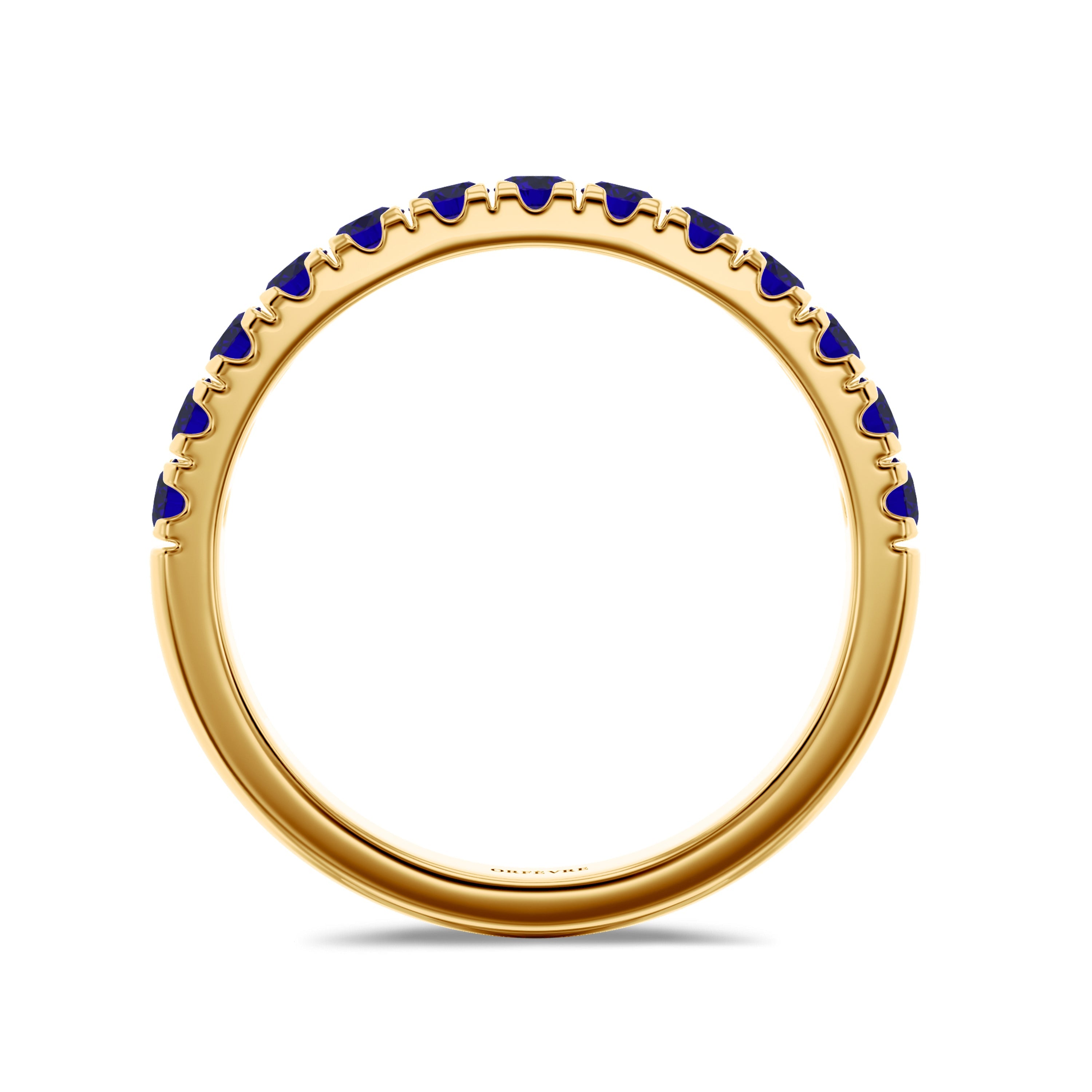 18k sapphire yellow gold ring in FG color and VS-SI clarity